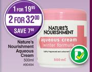Nature's Nourishment Aqueous Cream-500ml