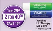 Vaseline Lip Therapy Lip Balm Assorted-4.8g