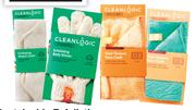 Clean Logic Bath & Body Dual Texture Face Cloth Assorted Colours-Each