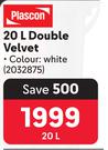 Plascon 20L Double Velvet