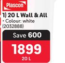 Plascon 20L Wall & All