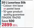 Dulux 20L Luxurious Silk