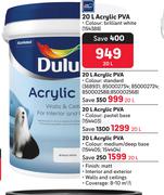 Dulux 20L Acrylic PVA