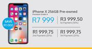 Apple iPhone X 256GB Pre Owned Premium Grade A