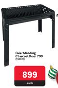 Free Standing Charcoal Braai 700