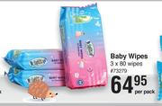 Baby Things 3 x 80 Wipes-Per Pack