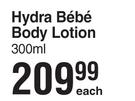 Mustela Hydra Bebe Body Lotion-300ml Each