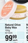 Oh-Lief Natural Olive Baby Wax-100g Each