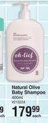 Oh-Lief Natural Olive Baby Shampoo-400ml Each