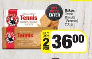 Bakers Tennis Biscuits Assorted-For 2 x 200g