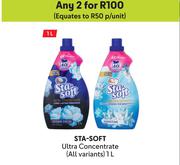 Sta-Soft Ultra Concentrate (All Variants)-For Any 2 x 1Ltr