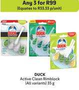 Duck Active Clean Rimblock (All Variants)-For Any 3 x 35g