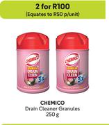 Chemico Drain Cleaner Granules-For 2 x 250g