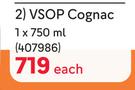 Bisquit & Dubouche VSOP Cognac-750ml Each