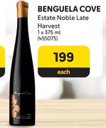 Benguela Cove Estate Noble Late Harvest-375ml Each