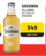 Savanna Dry NRBs-24 x 330ml Per Case