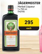 Jagermeister Herbal Liqueur-750ml Each