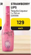 Strawberry Lips Tequila Liqueur-750ml Each
