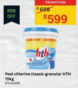 HTH Classic Granular Pool Chlorine 15Kg
