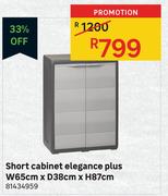 Elegance Plus Short Cabinet W65cm x D38cm x H87cm