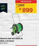 Geolia 30m x 12.5mm Hose & Reel Set