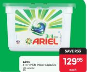 Ariel 3-In-1 Pods Powder Capsules (All Variants)-21's Pack