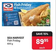 Sea Harvest Fish Friday-600g