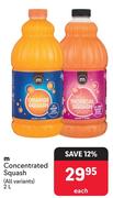 m Concentrate Squash (All Variants)-2Ltr Each