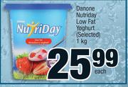 Danone Nutriday Low Fat Yoghurt(Selected)-1Kg Each