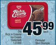 Ola Rich n Creamy Ice Cream (Selected)-1.8Ltr Each