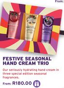 Festive Seasonal Hand Cream Trio