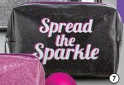 Clicks Spread The Sparkle Cosmetics Bag