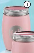 Clicks Pink Mason Jar Tumbler
