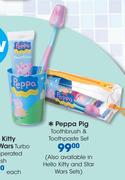 Peppa Pig Toothbrush & Toothpaste Set