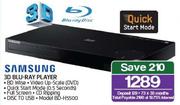 Samsung 3D Blu-Ray Player BD-H5500
