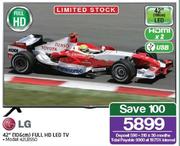 LG 42"(106cm) Full HD LED TV 42LB550/