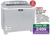 Defy 13kg Metallic Twin Tub Washing Machine DTT165