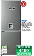KIC 344Ltr Metallic Top Fridge Freezer KBF638/1
