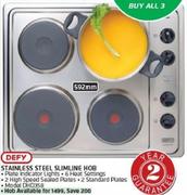 Defy 592mm Stainless Steel Slimline Hob DHD358