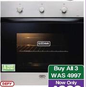 Defy 600mm 600SE Stainless Steel Slimline Undercounter Oven DBO461