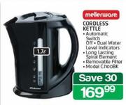 Mellerware 1.7Ltr Cordless Kettle CJ100BK