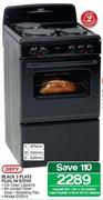 Defy Black 3 Plate Plug In Stove DSS513