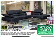 H&H Collection 2-Piece Bocelli Lounge Suite