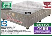 Sealy Preston Euro Top Queen Base Set 152cm