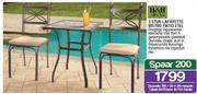 H&H Collection 3 Stuk Lafayette Bistro Patio Stel