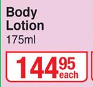 Bio-Oil Body Lotion-175ml Each