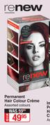 Renew Permanent Hair Colour Creme