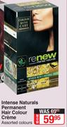 Renew Intense Naturals Permanent Hair Colour Creme