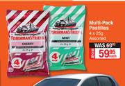 Fisherman's Friend Multi Pack Pastilles Assorted-4 x 25g Each