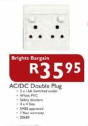 Brights Bargain AC/DC Double Plug